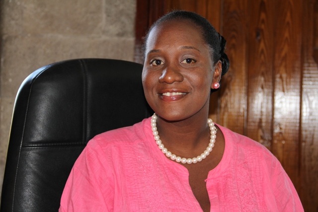 Shoya Lawrence, Youth Officer at the Department of Youth and Sports in the Nevis Island Administration’s Ministry of Social Development